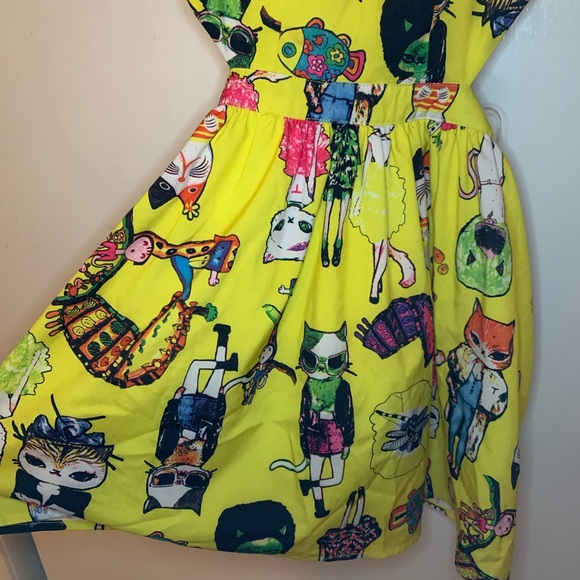 Hip kitty cat dress w/ cutouts - Picture 3 of 5